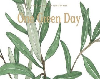 One green day by Kim yi lang - Korean watercolor coloring book
