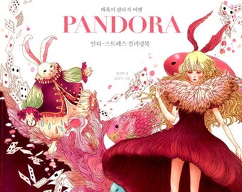 Pandora by song keum jin - korean Anti stress coloring book