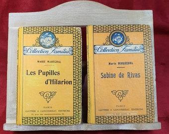 FAMILIA | Marie MARECHAL | Lot of 2 books by Marie MARECHAL in the Familia Collection Edition Gautier Languereau Paris | 1920 edition
