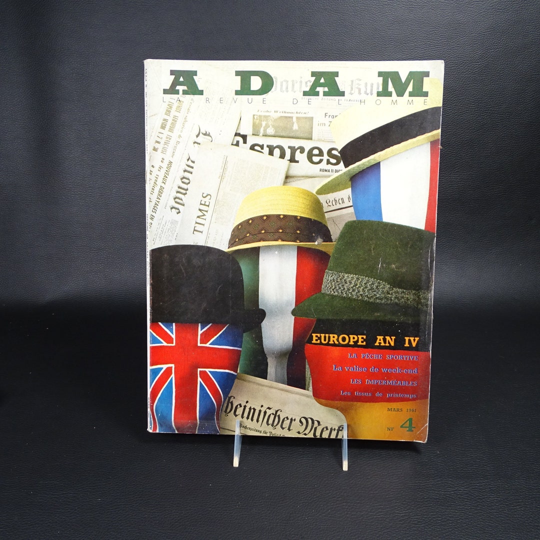 ADAM La revue de l'Homme Numéro 263 Année 1961 Magazine vintage du mode ...