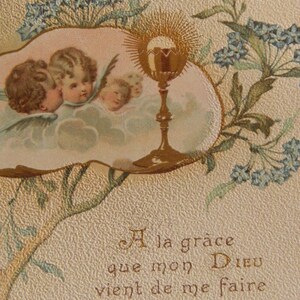 Old pious Image to the grace of God | Publisher BOUMARD ET FILS Paris | French religious images Period 1900 image 2
