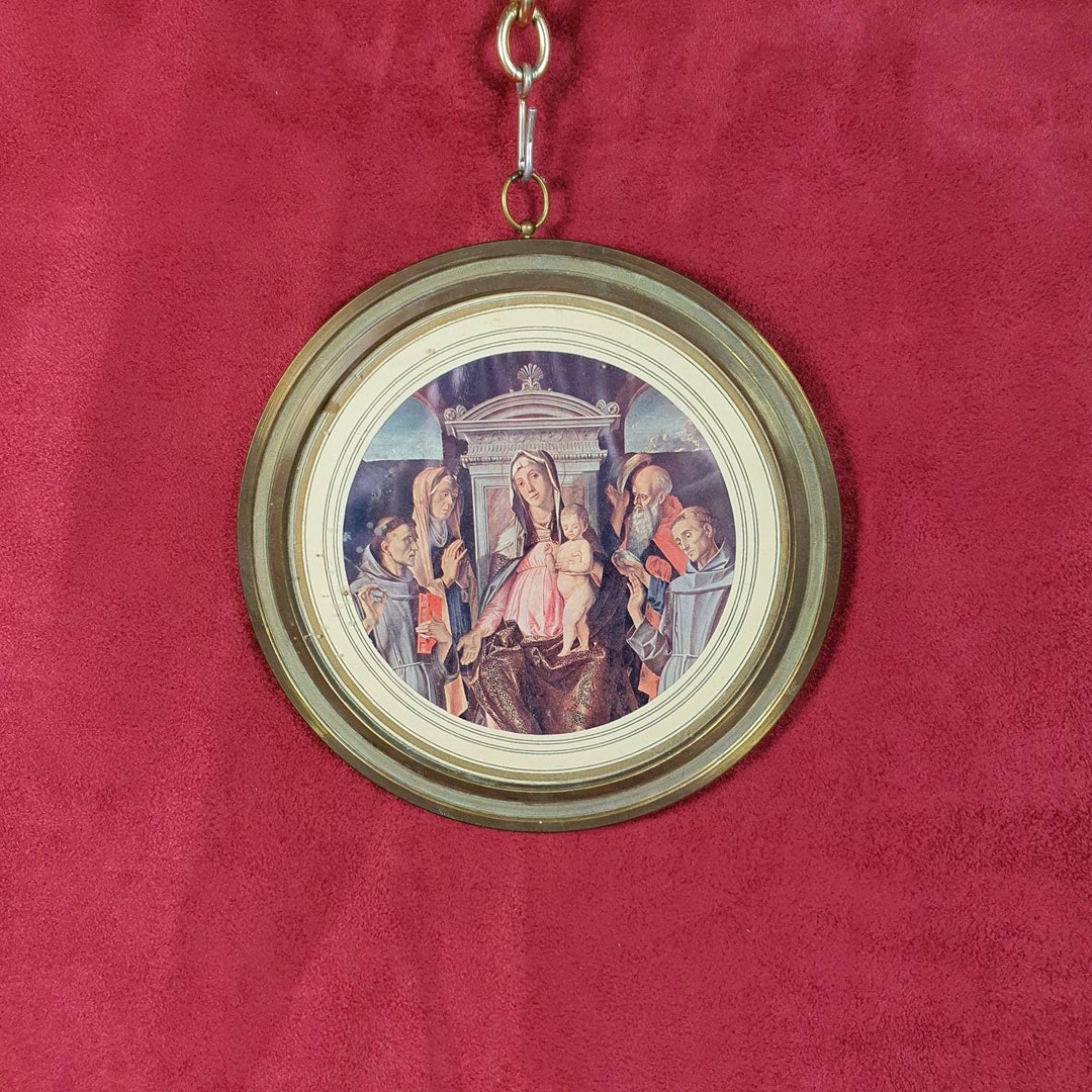 RARE STANHOPE DÉBUT XXe Pendentif Vierge A L'enfant Argent Sterling #AJ8# G3 EUR 95,00 - FR