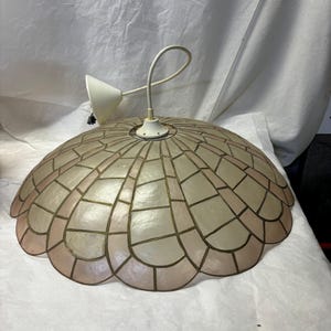 Vintage mother-of-pearl chandelier
