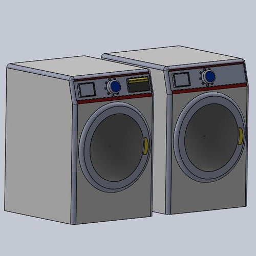 Miniature Washer Dryer Set 112 Scale Dollhouse STL File 3d Etsy