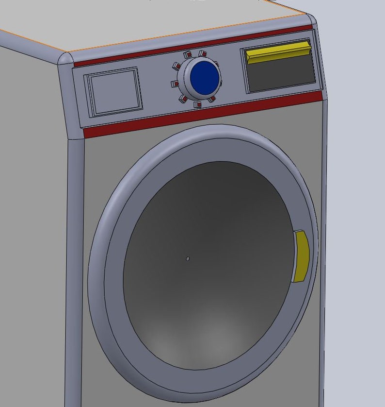 Miniature Washer Dryer Set 1:12 Scale Dollhouse STL File 3d Printing - Etsy
