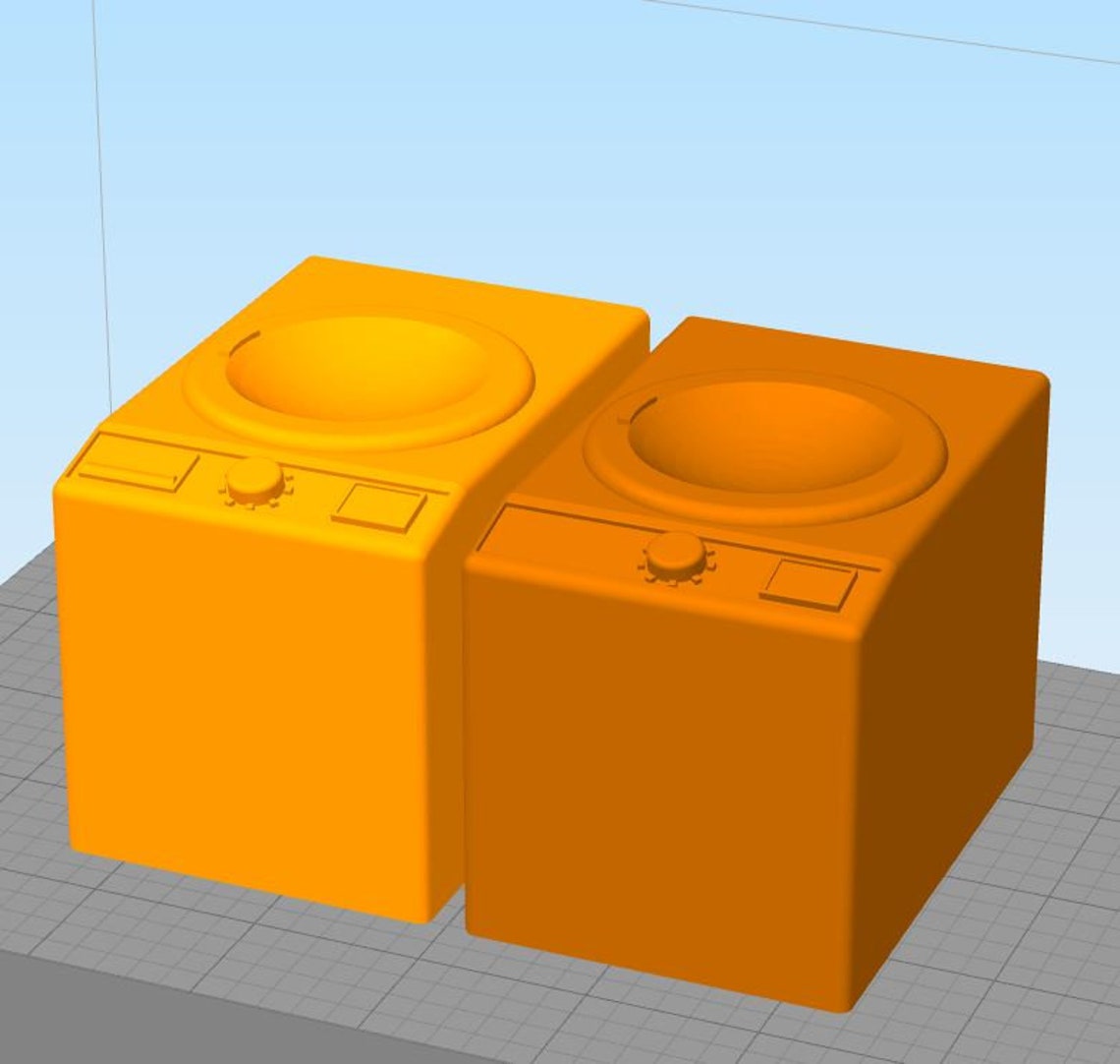 Miniature Washer Dryer Set 1:12 Scale Dollhouse STL File 3d Printing ...