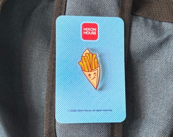Kawaii Churros Acrylic Pin - Lapel Badge, Brooch, Kawaii Accessory