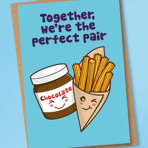 Churros en chocolade, Fantastic Friends, Bestie, BFF, Friendship, kaart voor haar, kaart voor hem