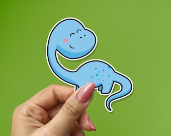 Kawaii Dinosaur Sticker – Vinyl Dino Decal