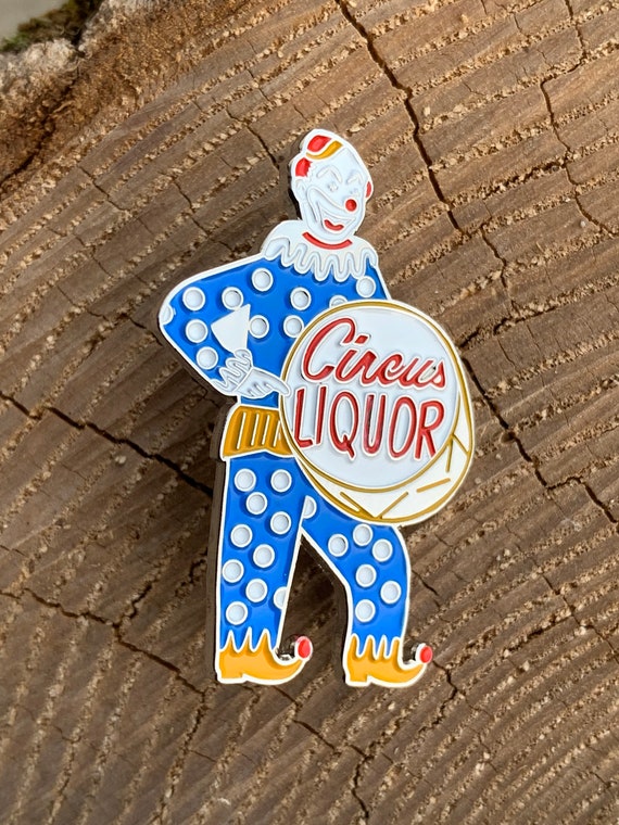 【サイン入・ステッカー付】INNOSENT in FORMAL / CIRCUS Circus Liquor Clown Enamel Pin - Etsy