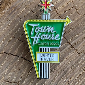Town House Motor Lodge Enamel Pin