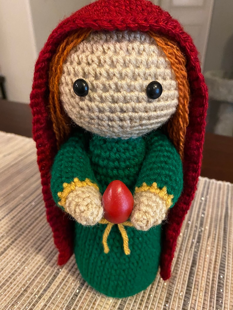St. Mary Magdalene Crochet Doll Amigurumi | Etsy