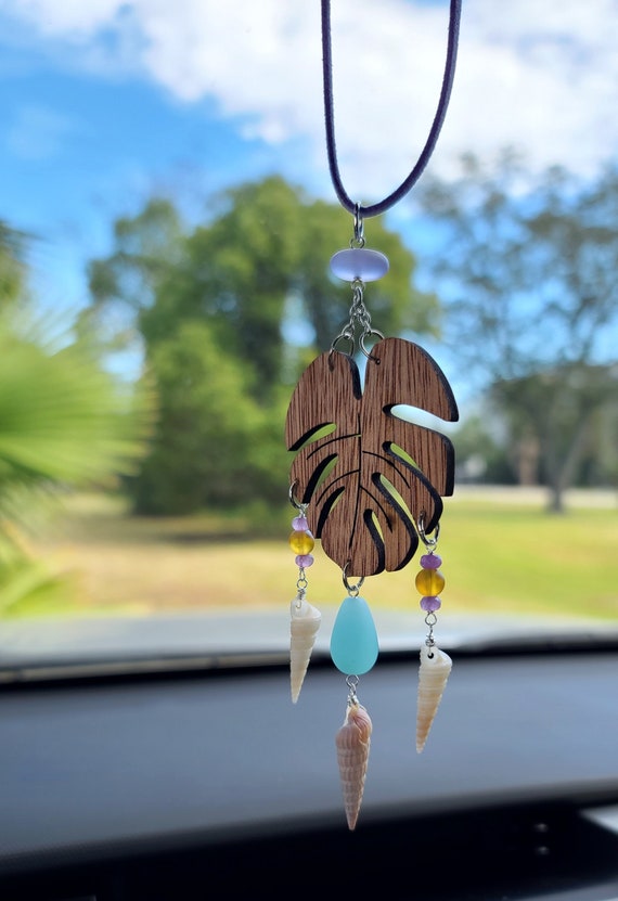 Moon Hamsa Crystal Car Charms/Rearview Mirror Accessory – Earth Meets Water