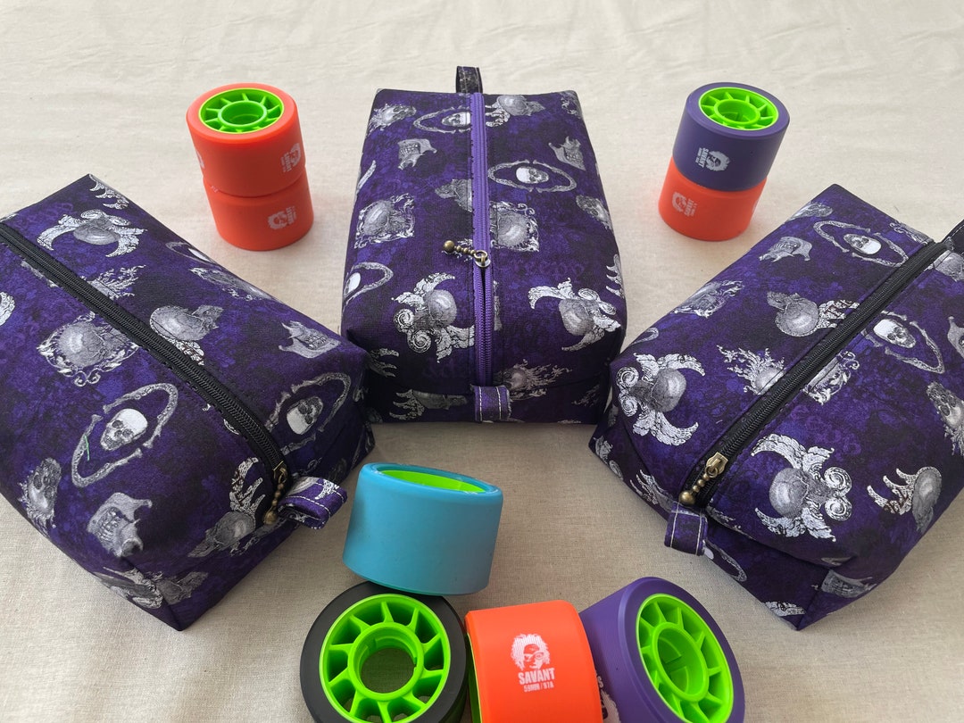 Roller Skate Wheel Bag, Creepy Skulls. Etsy