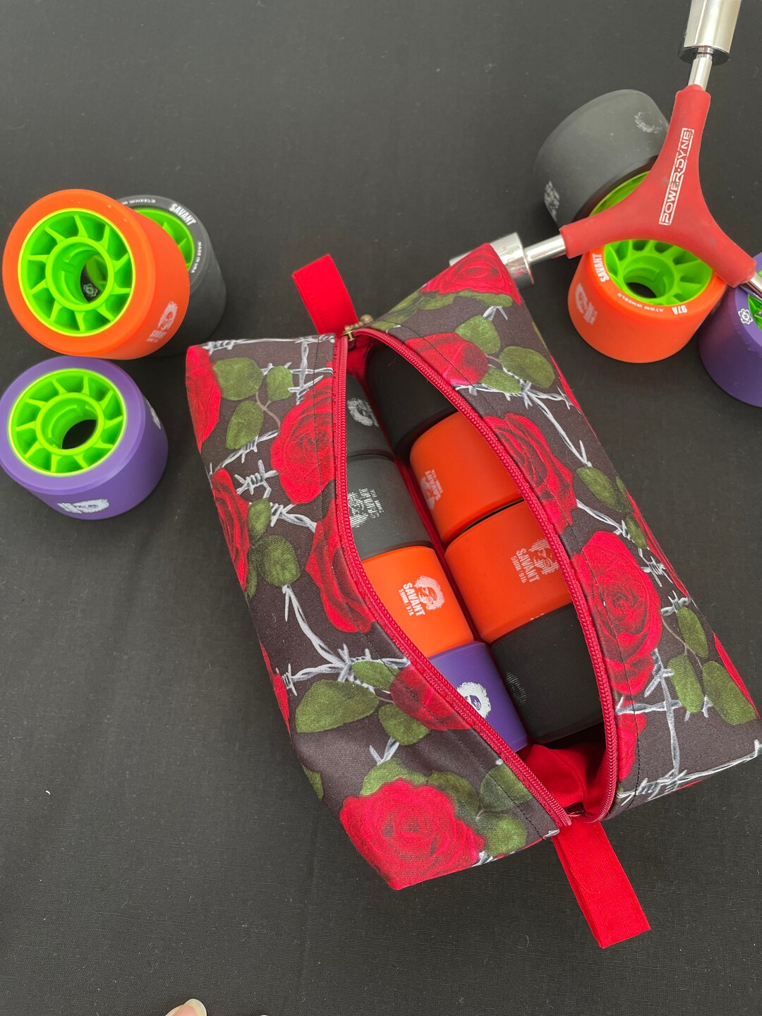 Roller Skate Wheel Bag Box Bag Make up Bag. Etsy