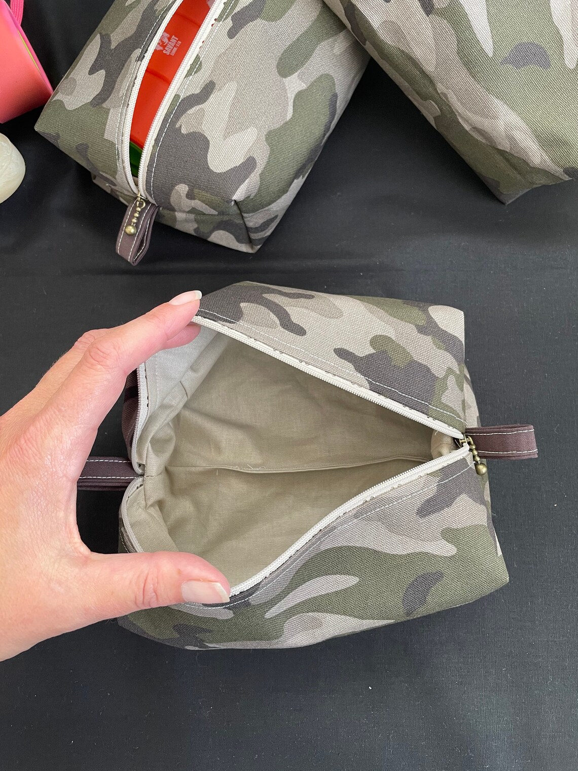 Roller Skate Wheel/tool Bag, Box Bag, Make up Bag, Camo Bag. Etsy UK