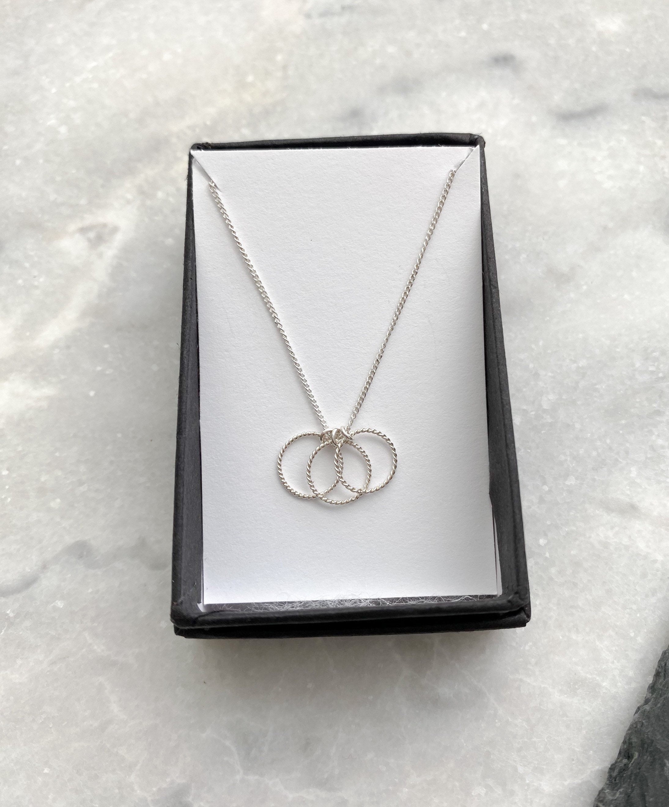 Collana Catena Semplice Argento 925 | 3mm, Piena, Per Ciondoli, Senza Ciondolo