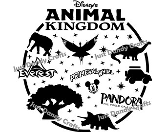 Download Animal Kingdom Dxf Etsy