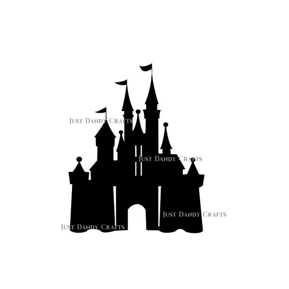 Free Free 176 Disney Castle Silhouette Svg SVG PNG EPS DXF File