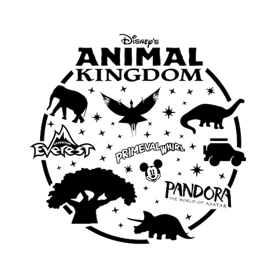 Download Animal Kingdom Walt Disney World Word WDW Bubble svg cut ...