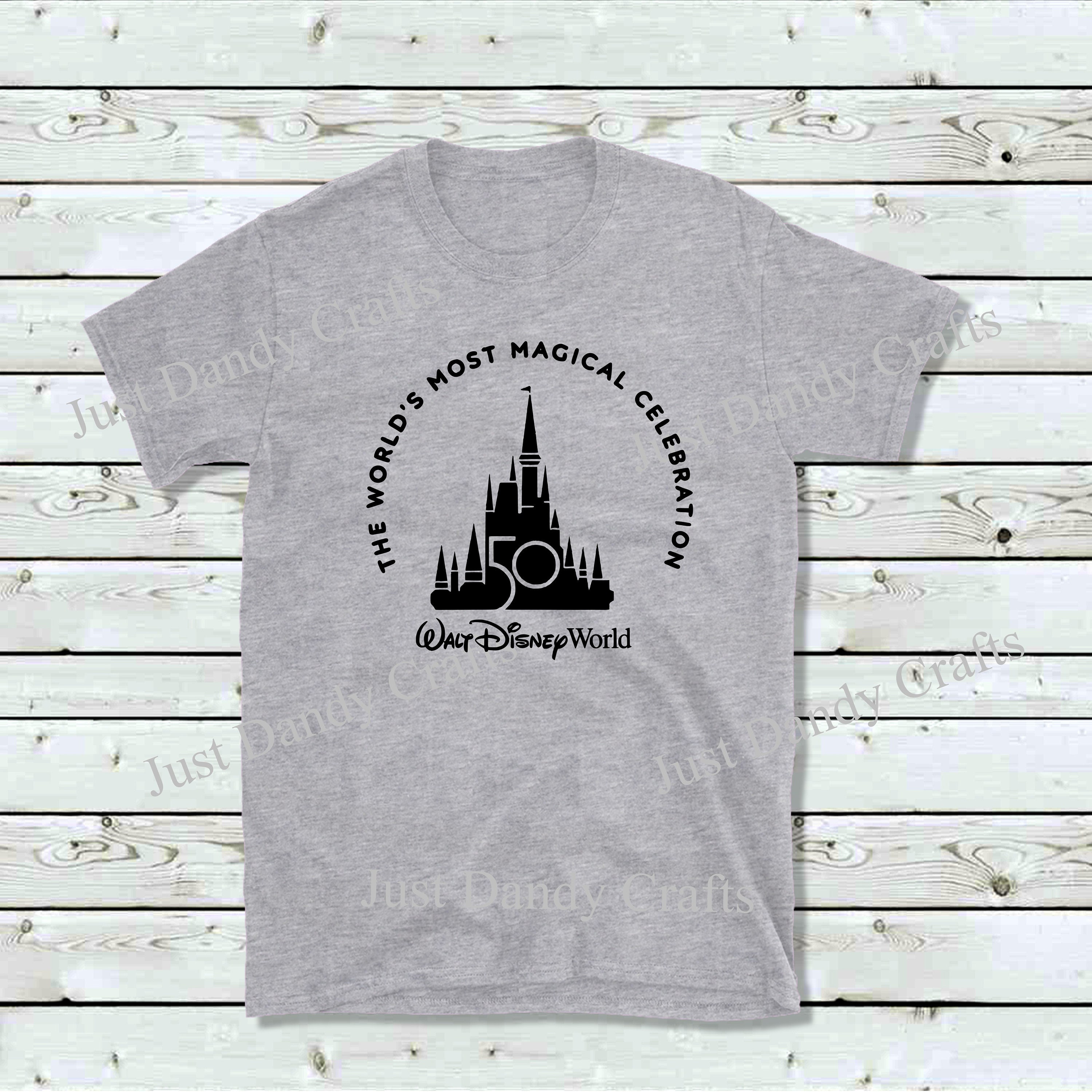 WDW Walt Disney World 50th Anniversary Logo SVG Cut File for  Etsy