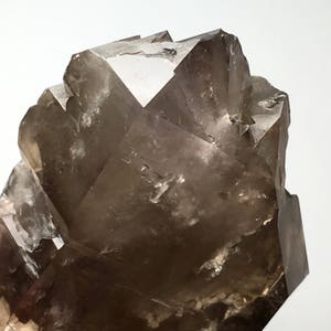 High Quality Smokey Quartz w/Amethyst Hand Grenade Crystal