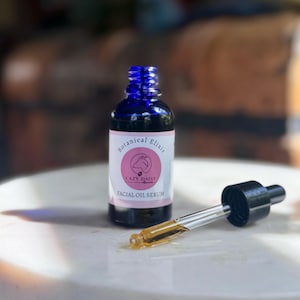 Elixir Facial / Aceite Facial Hidratante y Nutritivo / Caléndula, Argán, Tamanu, Rosa Mosqueta, Renovación y Luminosidad de la Piel