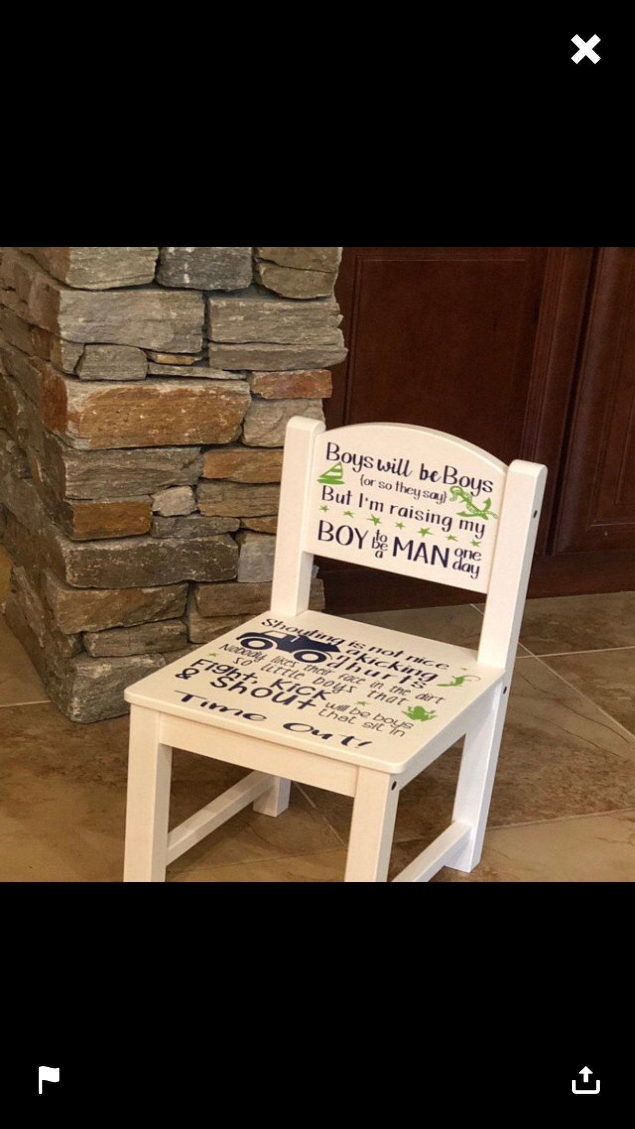 Time Out Chair Boys Time Out Kids Time Out Chair Time Out Etsy