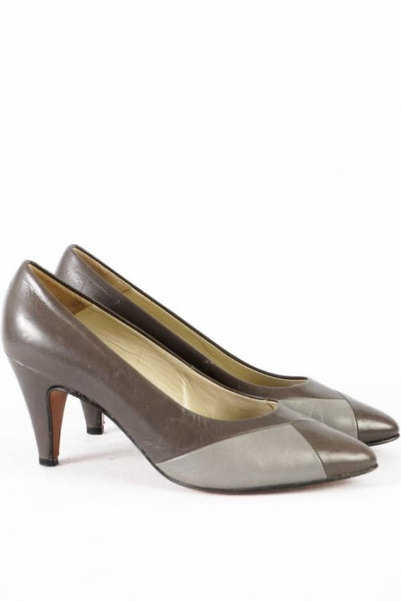 70s Vintage Pumps 38 Salamander High 
