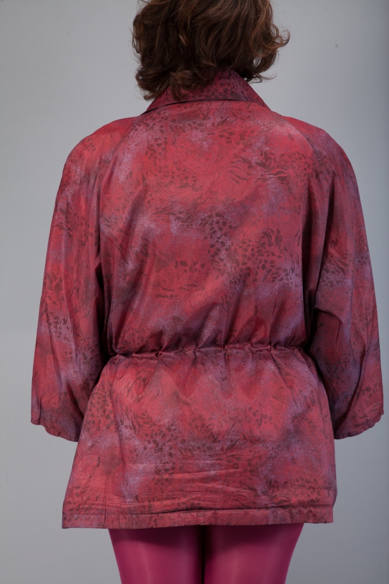 Anna vintage anorak with sprayed print