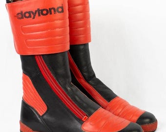 Vintage Boots Daytona Frey 538 Motorcycle Boots NoRetro 80s