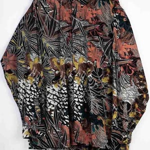 Vintage Shirt with Art Print XL Men&#39;s fashion club NoRetro Shirt Rar Abstract