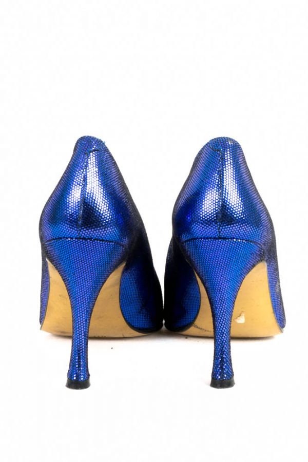 Pumps schimmernd blau 40 Mode & Beauty Damenschuhe Pumps schimmernd blau 40 Mode & Beauty Damenschuhe