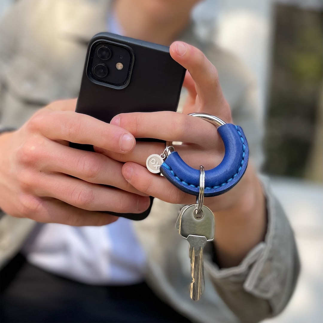 Leather Keychain | MULTICOLOR Collection | 8 Colors | Handmade in Our ...