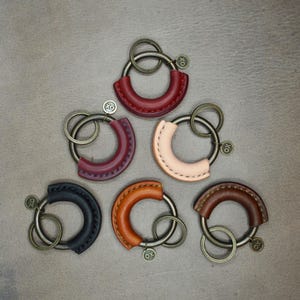 Porte-clés en cuir - Collection Classics - robuste, élégant et fait main pour durer longtemps