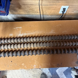 Vintage Turned Hardwood Spool Or Rope sections, 29&quot; - 30&quot; X 1 3/4&quot; - , Architectural Salvage, Price Is For One Section.