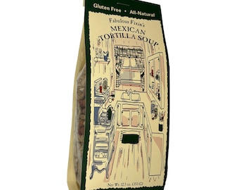 Mexican Tortilla Soup  l All Natural, Gluten Free Soup Mix l Hand-Packaged l Homestyle l Simple and Easy l