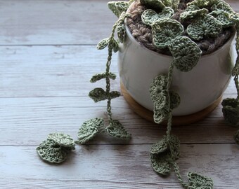 String of Hearts - Crochet Plant - Plant Gift - Fake Plant - Plant Decor