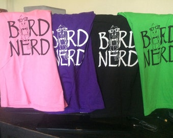 BIRD NERD - Juniors- fitted V-neck T-shirts