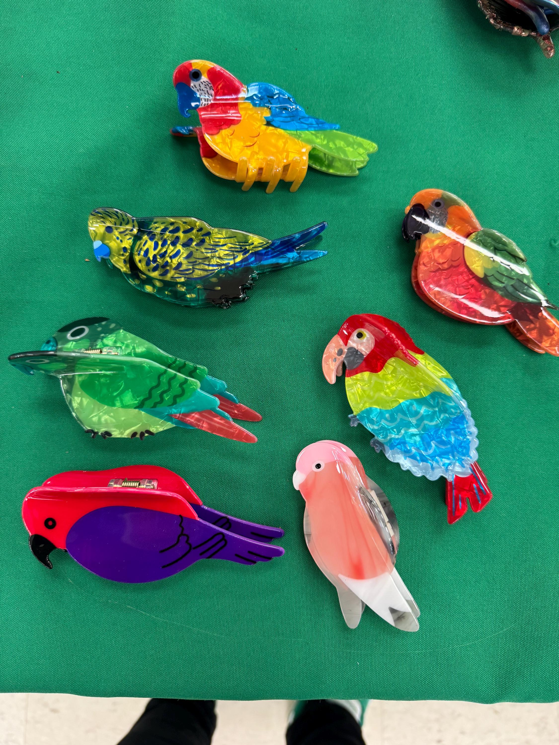 鳥のヘアクリップ - Etsy 日本