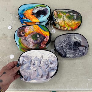 Parrot Art - Accessory Pouches and Leather Coin Purses