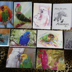 Tarjetas de felicitación en blanco con ilustraciones originales. ¡Nuevos diseños! 5x7". ¡Elige entre 10 diseños!