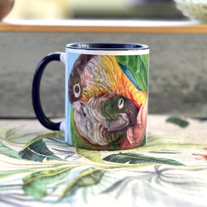 Cheek to Cheek- 11 oz. Mugs. Featuring original artwork.