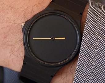 black matte watch mens