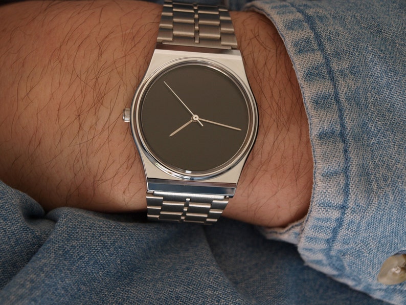 casio stainless steel black