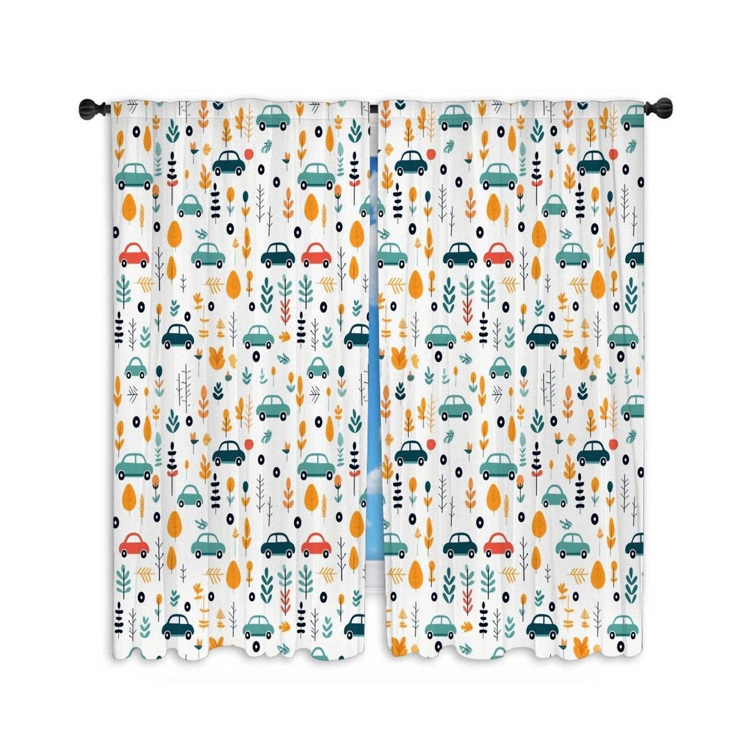 Car Window Curtain, Scandinavian Curtains, Vehicles Curtain Panel