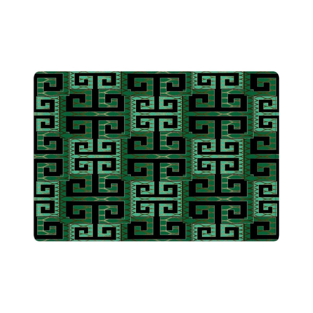Emerald green bath mats geometric bath mat emerald green Etsy