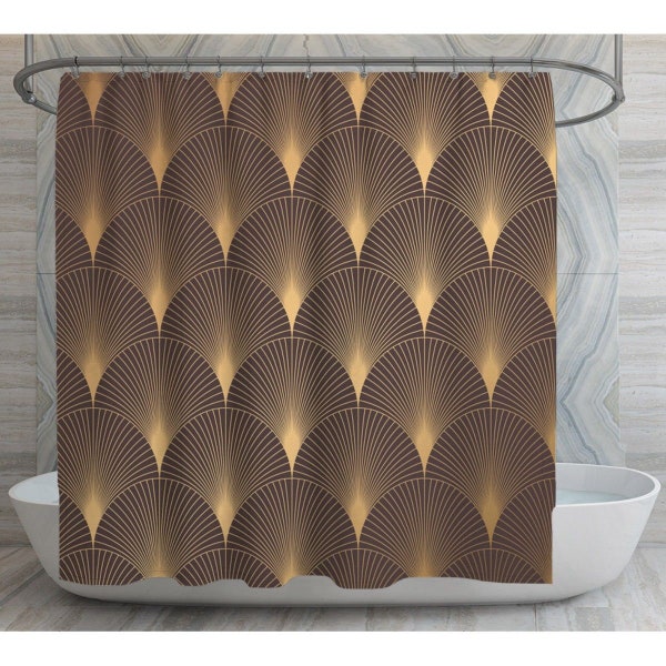 Gold Shower Curtain Etsy