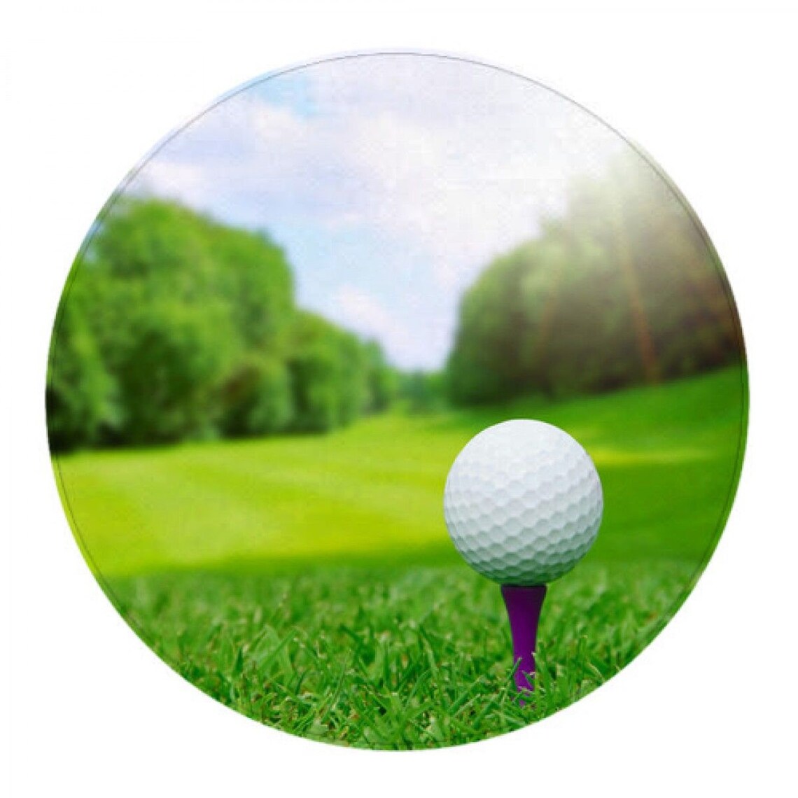 Golf Circle Rug Golf Rug Sports Rug Green Round Rug Green Etsy