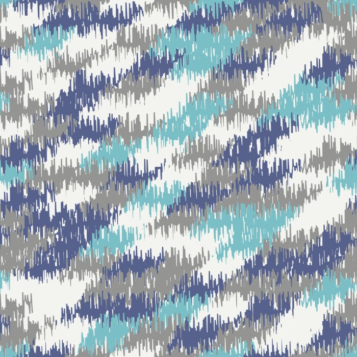 Graues und blaues Tröster graues und blaues Ikatmuster | Etsy